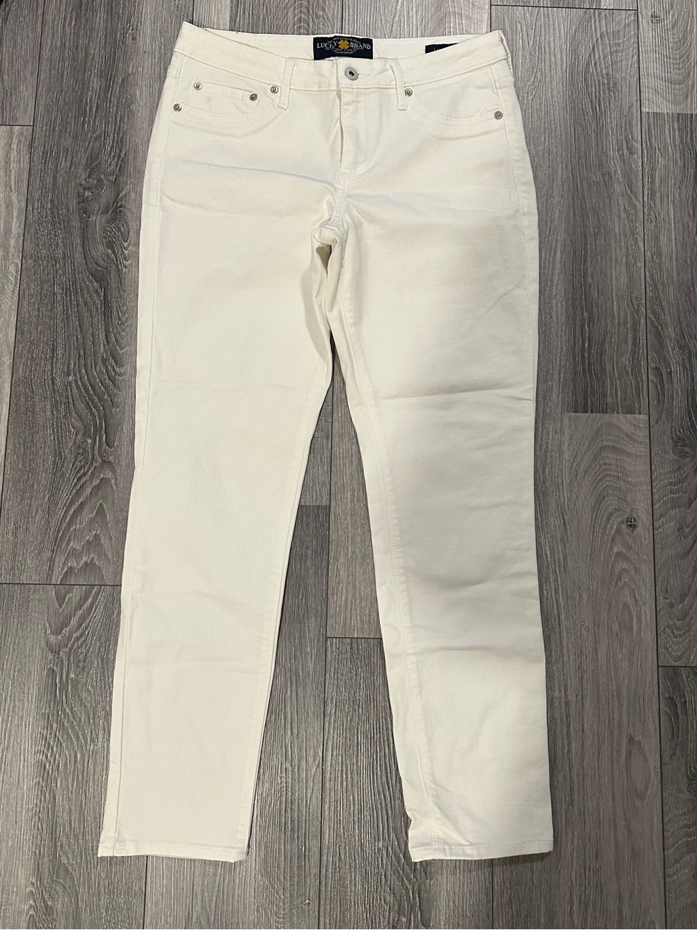 Lucky Brand White Skinny Jeans - Size 10